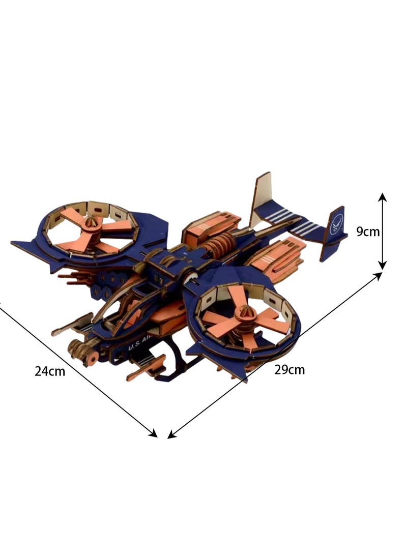 لغز خشبي ثلاثي الأبعاد نموذج تجميع مكعبات البناء لعبة الصبي (مقاتل العقرب) - Image 2